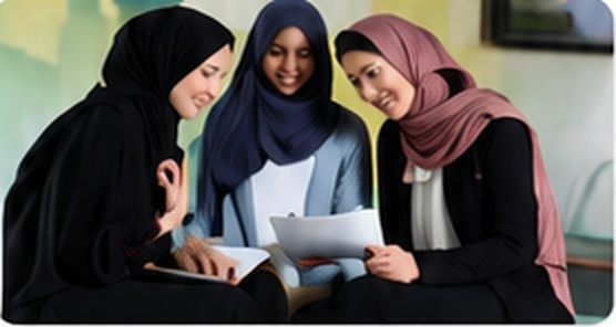 Women learning together